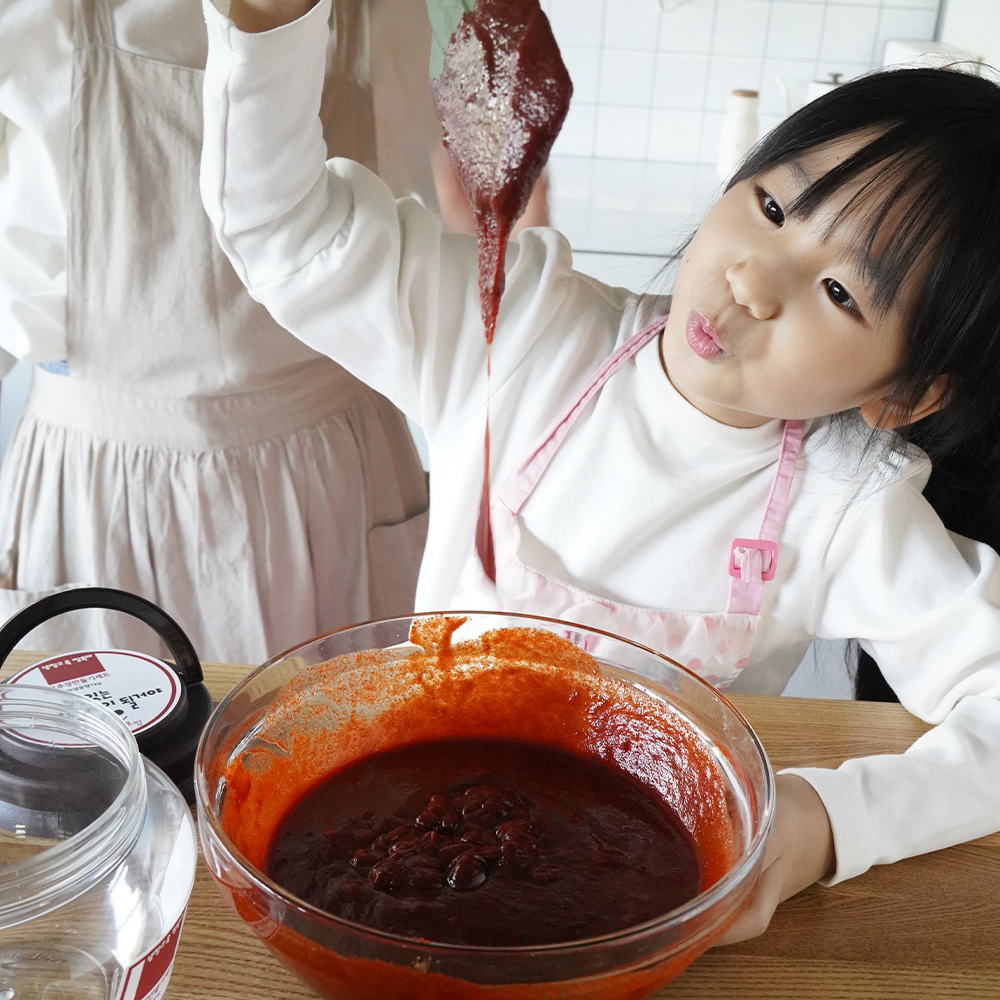 바로먹는 저염저당 맛있는 고추장 만들기 체험학습용 키트 (국산100%)